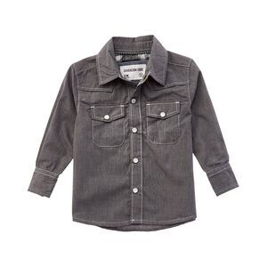 Sovereign Code Scar Button-Down Shirt, Grey